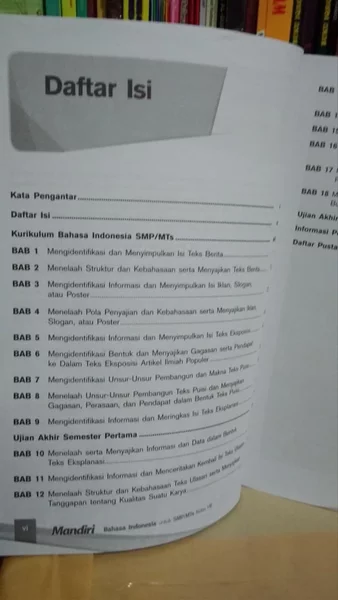 Detail Buku Mandiri Bahasa Indonesia Kelas 7 Nomer 16