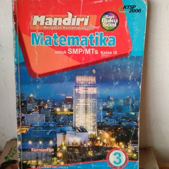 Detail Buku Mandiri Matematika Kelas 9 Nomer 39