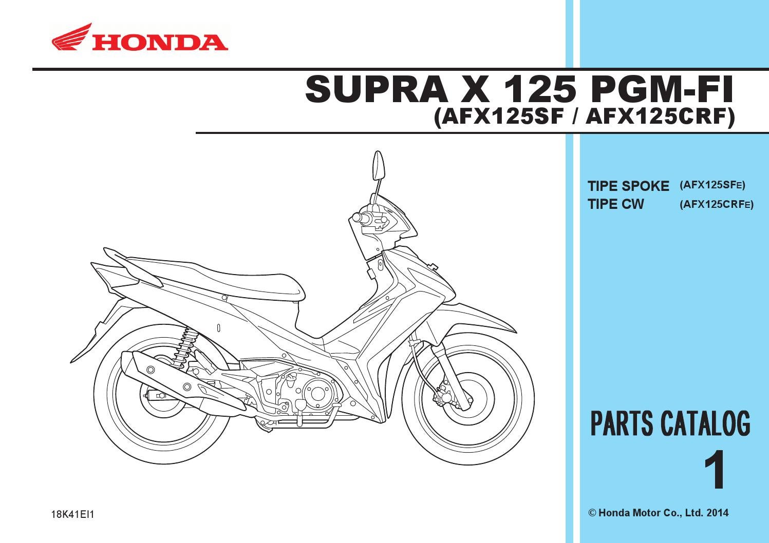 Detail Buku Manual Honda Supra X 125 Nomer 5