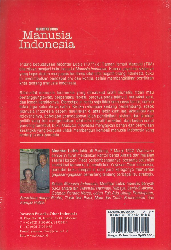 Detail Buku Manusia Indonesia Nomer 13