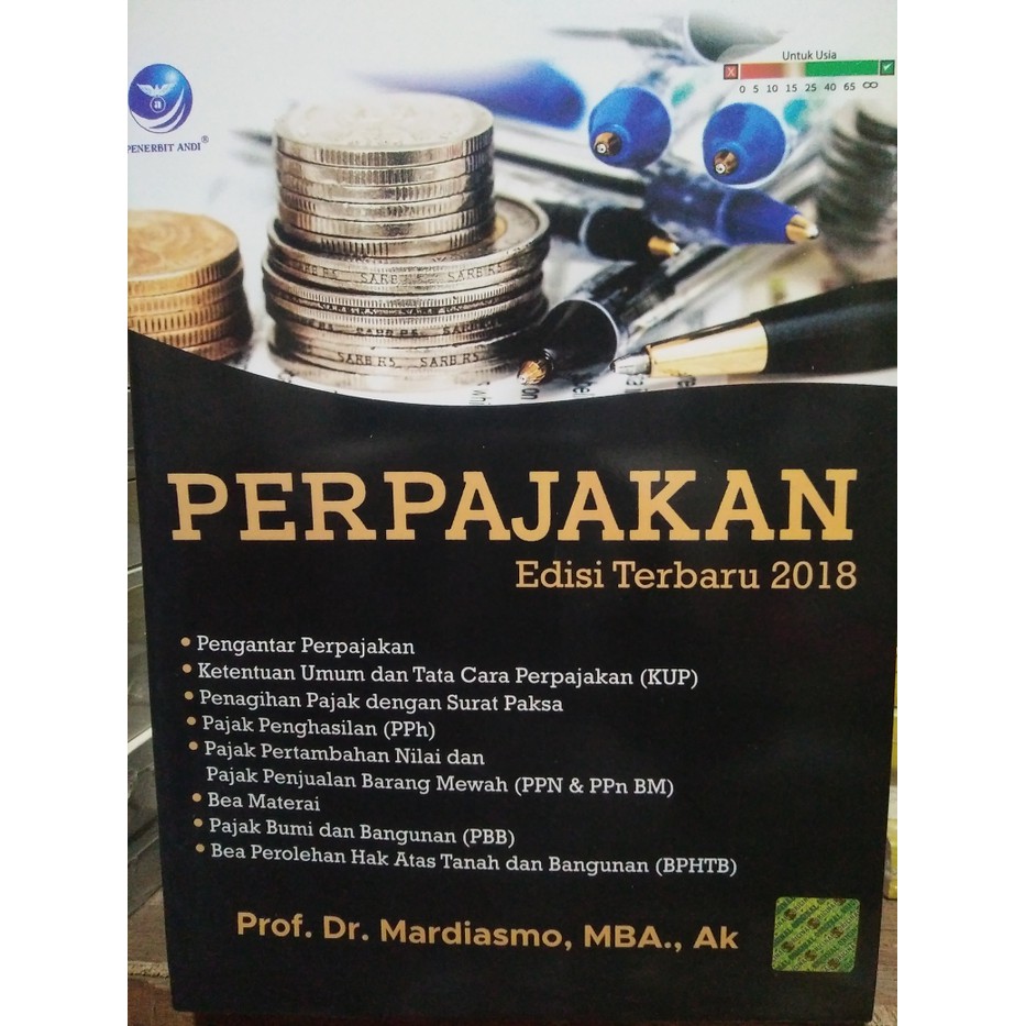 Detail Buku Mardiasmo Perpajakan Nomer 18