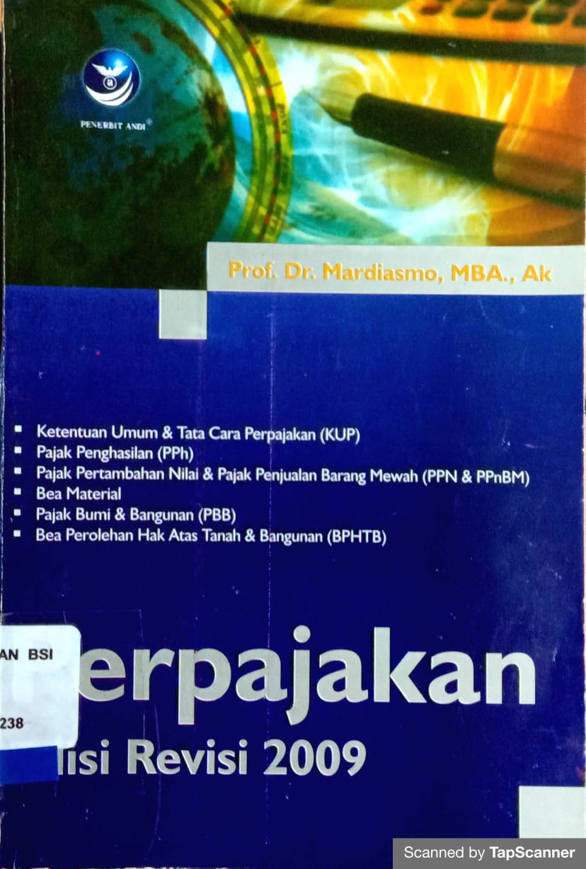 Detail Buku Mardiasmo Perpajakan Nomer 22