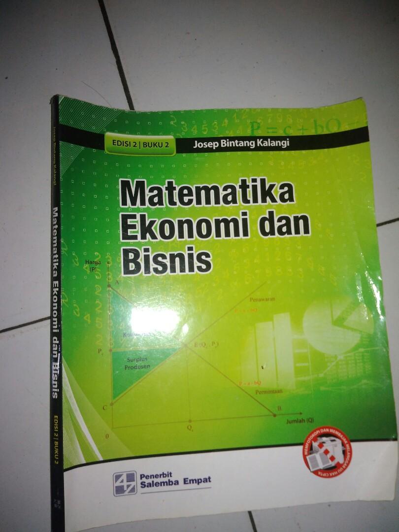 Detail Buku Matematika Ekonomi Dan Bisnis Nomer 25