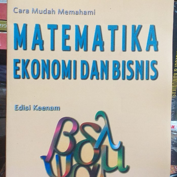 Detail Buku Matematika Ekonomi Dan Bisnis Nomer 32