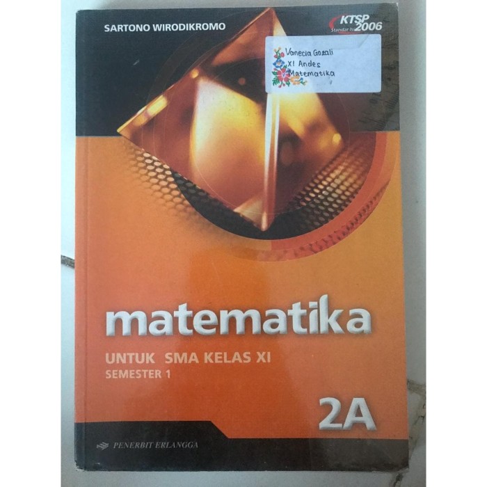 Detail Buku Matematika Kelas 11 Ktsp 2006 Nomer 3