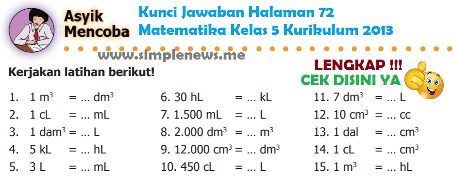 Detail Buku Matematika Kelas 5 Edisi Revisi 2017 Nomer 53