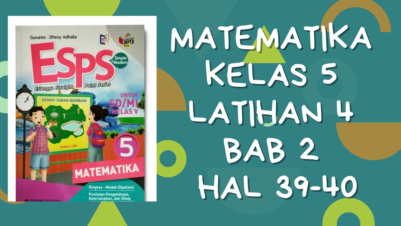 Detail Buku Matematika Kelas 5 Erlangga Nomer 20