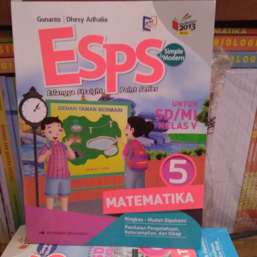 Detail Buku Matematika Kelas 5 Esps Nomer 38