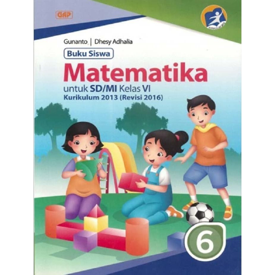 Buku Matematika Kelas 6 Kurikulum 2013 Revisi 2018 Penerbit Erlangga - KibrisPDR