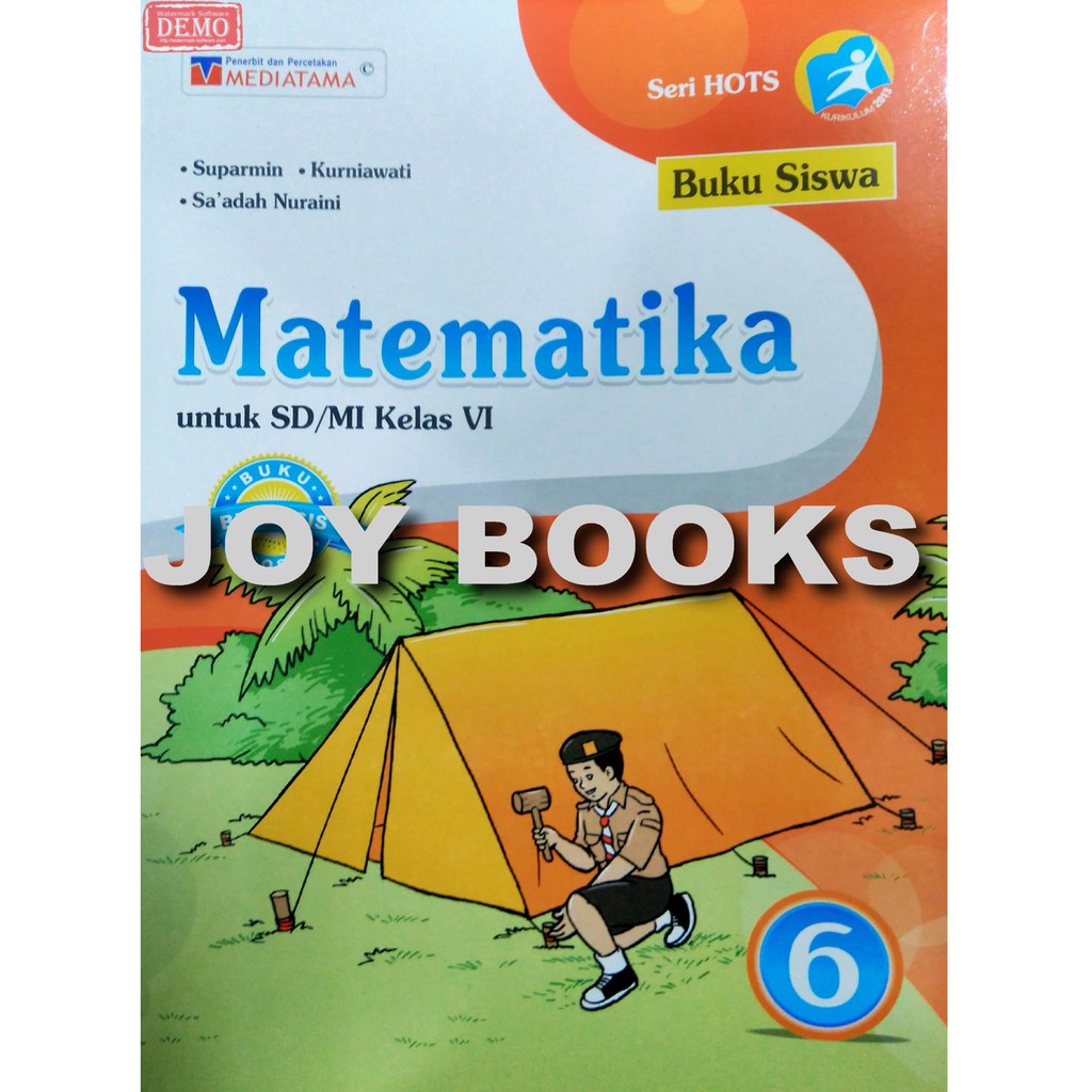 Detail Buku Matematika Kelas 6 Kurikulum 2013 Revisi 2018 Penerbit Erlangga Nomer 21