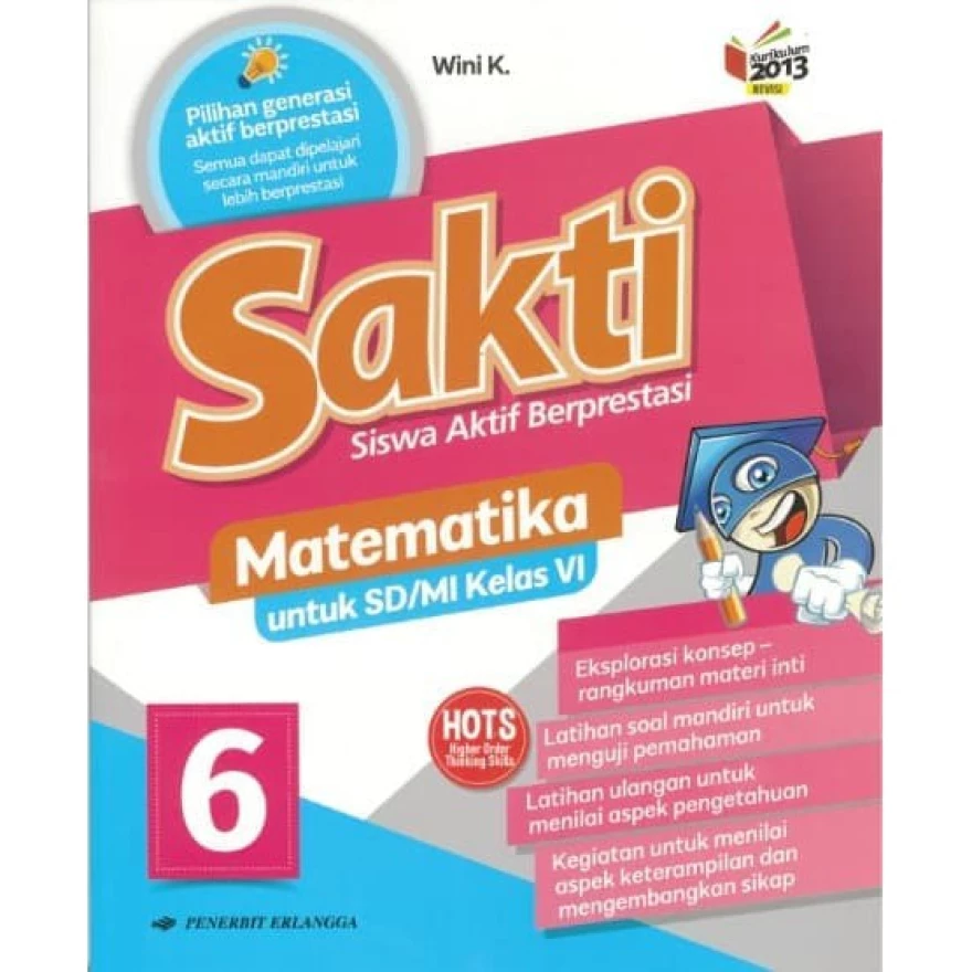 Detail Buku Matematika Kelas 6 Penerbit Erlangga Kurikulum 2013 Nomer 12