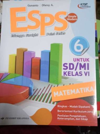 Detail Buku Matematika Kelas 6 Penerbit Erlangga Kurikulum 2013 Nomer 25