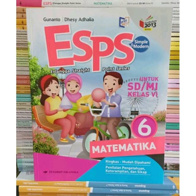 Detail Buku Matematika Kelas 6 Penerbit Erlangga Kurikulum 2013 Nomer 6