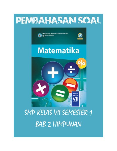 Detail Buku Matematika Kelas 7 Semester 1 Nomer 5