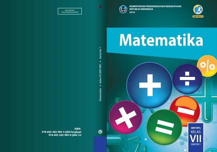 Detail Buku Matematika Kelas 7 Semester 1 Kurikulum 2013 Revisi 2017 Nomer 2