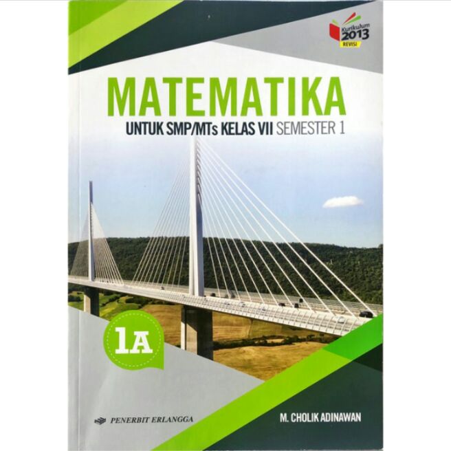 Detail Buku Matematika Kelas 8 Kurikulum 2013 Semester 1 Penerbit Erlangga Nomer 16