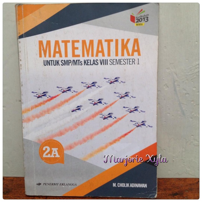 Detail Buku Matematika Kelas 8 Kurikulum 2013 Semester 1 Penerbit Erlangga Nomer 38