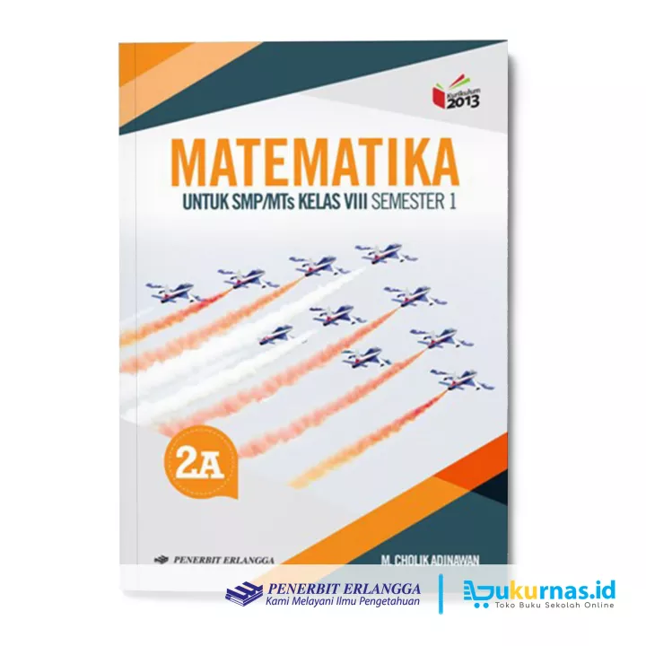 Detail Buku Matematika Kelas 8 Kurikulum 2013 Semester 1 Penerbit Erlangga Nomer 7