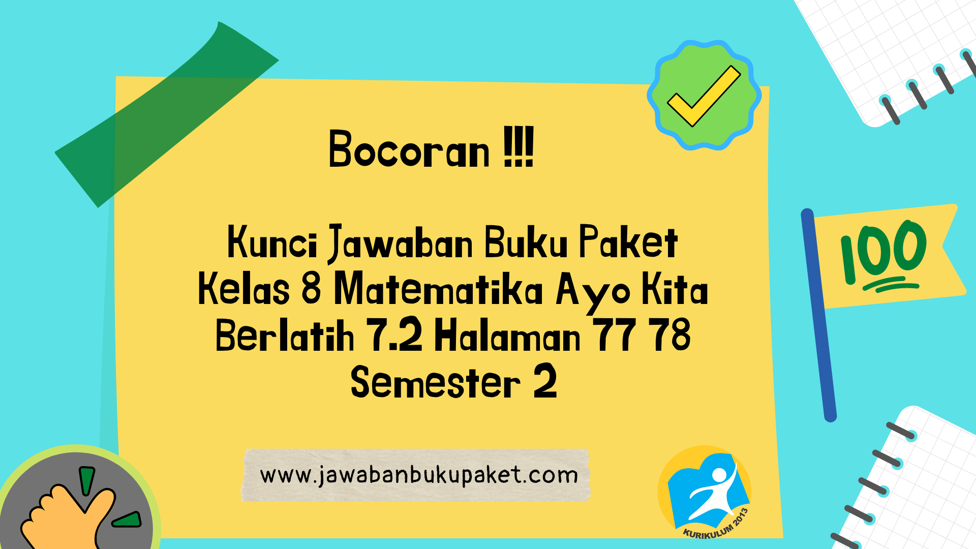 Detail Buku Matematika Kelas 8 Semester 2 Kurikulum 2013 Revisi 2017 Nomer 37