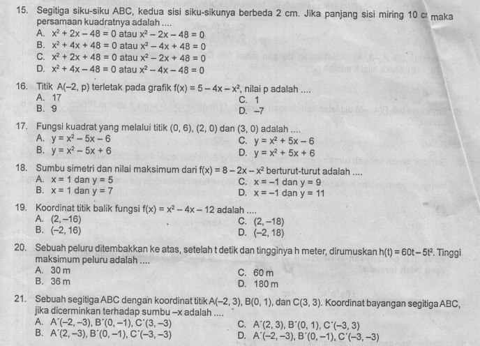 Detail Buku Matematika Kelas 9 Kurikulum 2013 Nomer 43