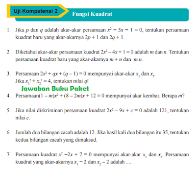 Detail Buku Matematika Kelas 9 Kurikulum 2013 Revisi 2018 Nomer 39