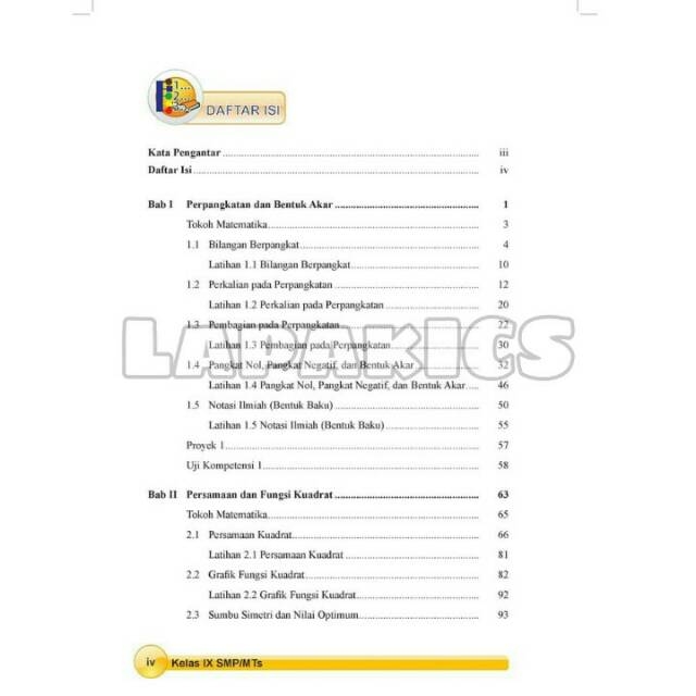 Detail Buku Matematika Kelas 9 Kurikulum 2013 Revisi 2018 Semester 2 Nomer 18