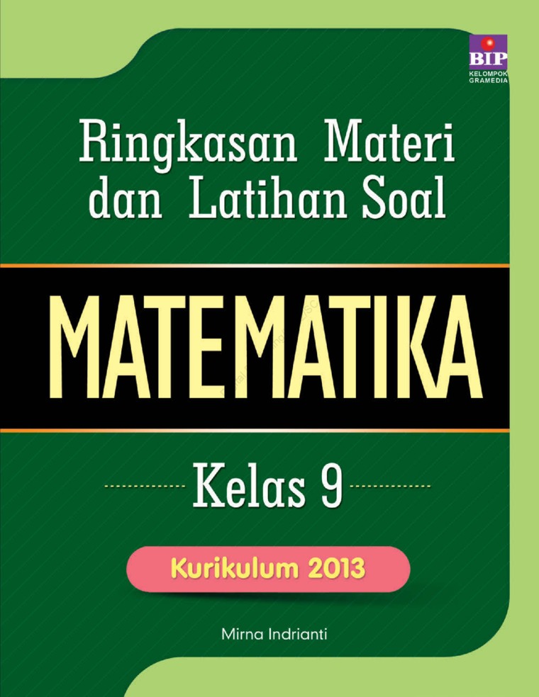 Detail Buku Matematika Kelas 9 Semester 1 Nomer 13