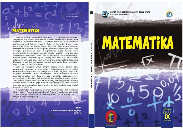 Detail Buku Matematika Kelas 9 Semester 2 Kurikulum 2013 Revisi 2017 Nomer 3