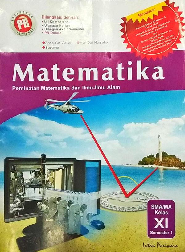 Detail Buku Matematika Peminatan Kelas 11 Kurikulum 2013 Revisi 2017 Nomer 39