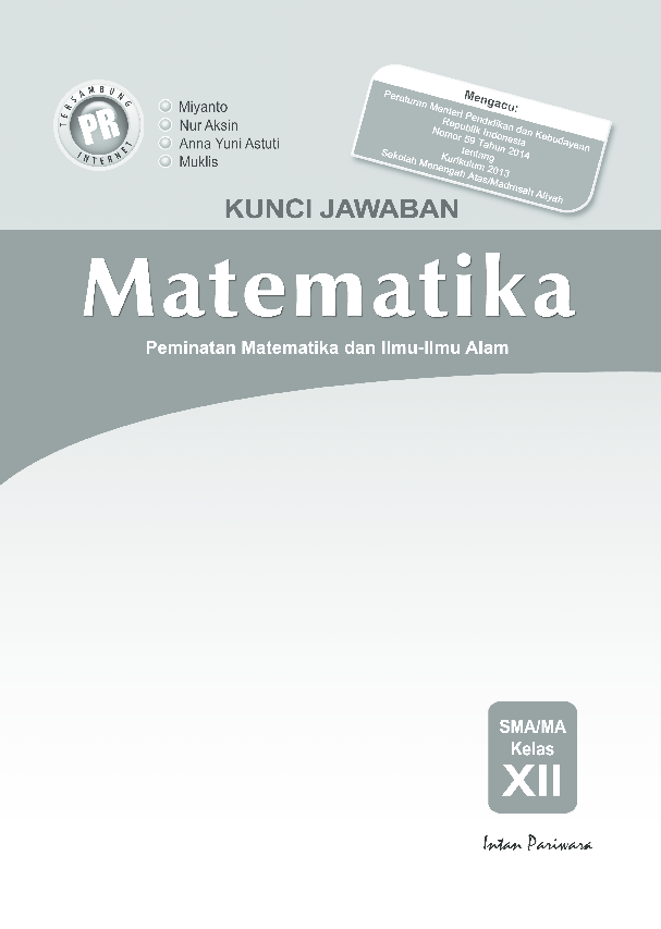 Detail Buku Matematika Peminatan Kelas 12 Nomer 36