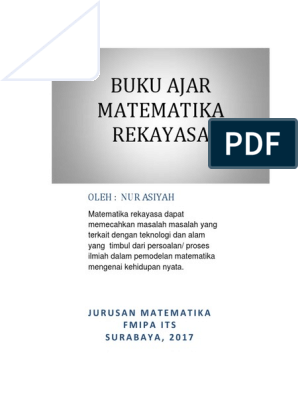 Detail Buku Matematika Rekayasa Nomer 30