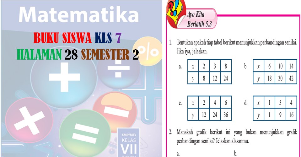 Detail Buku Matematika Semester 2 Kelas 7 Nomer 45