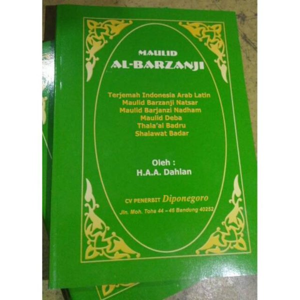 Detail Buku Maulid Al Barzanji Nomer 38