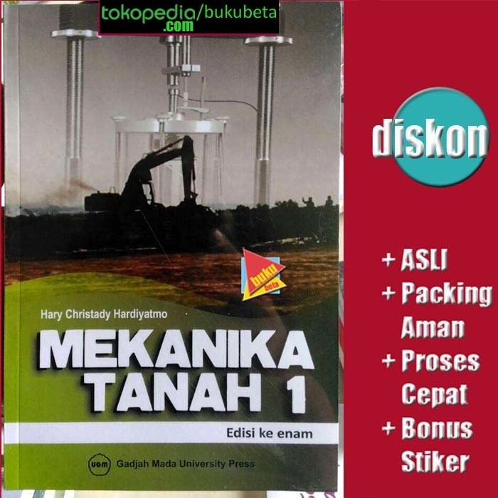 Detail Buku Mekanika Tanah 1 Nomer 24