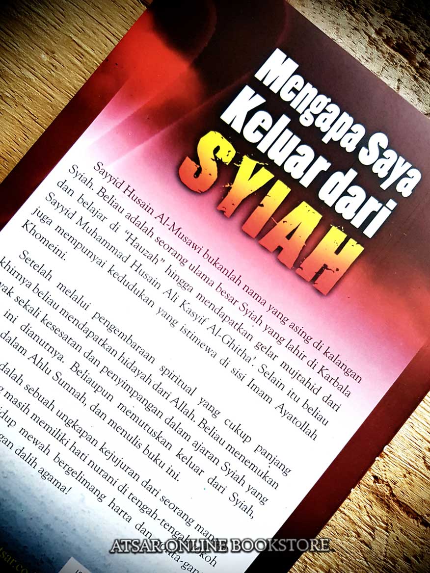 Detail Buku Mengapa Saya Keluar Dari Syiah Nomer 29