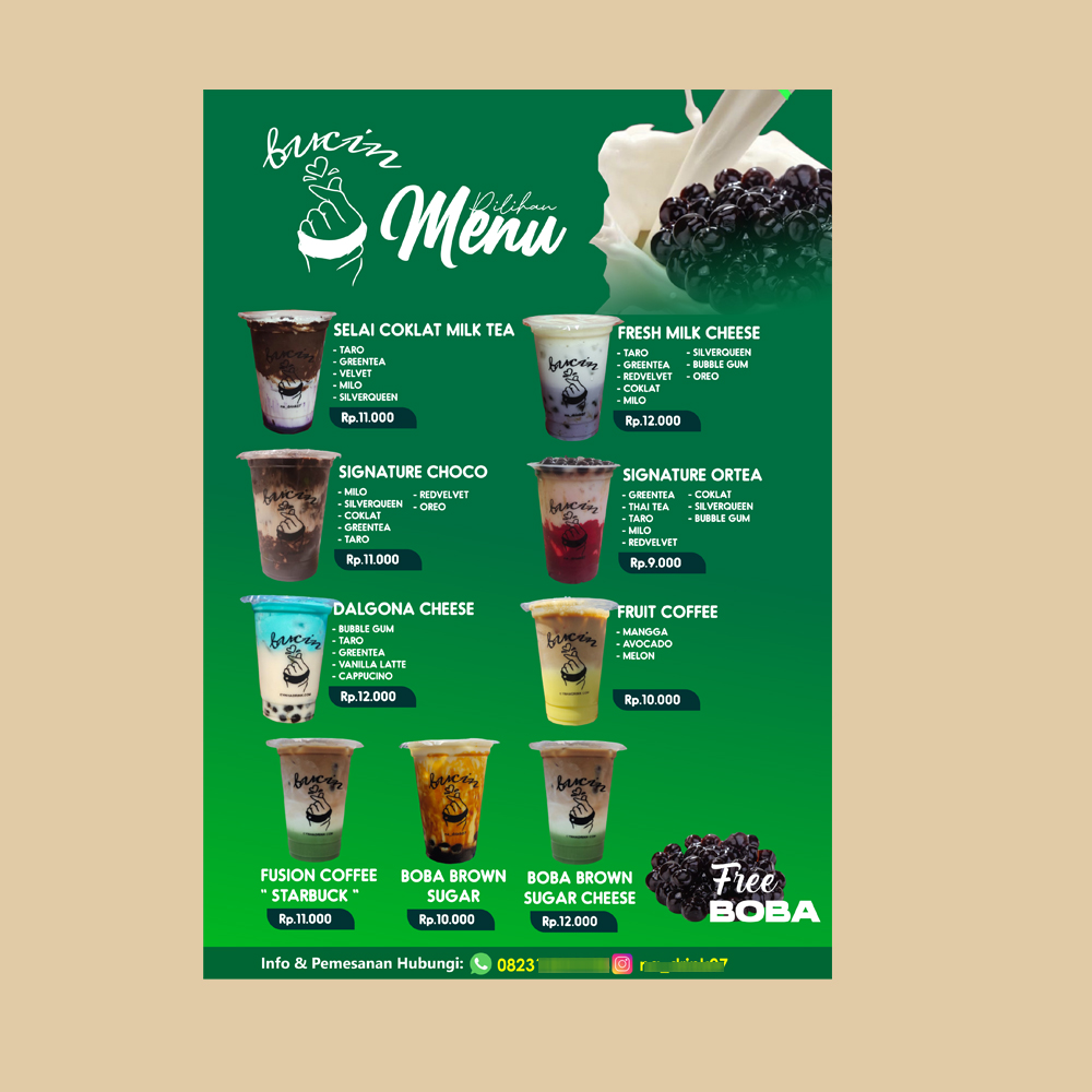 Detail Buku Menu Minuman Nomer 16