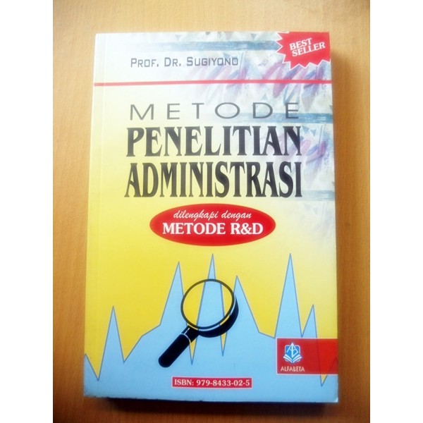 Detail Buku Metode Penelitian Administrasi Sugiyono Nomer 4