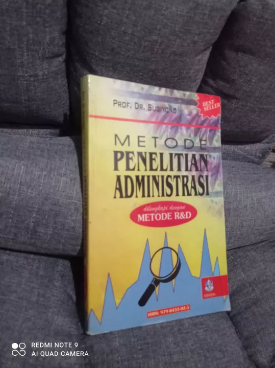 Detail Buku Metode Penelitian Administrasi Sugiyono Nomer 37