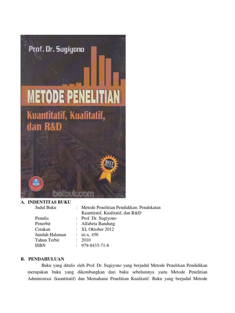 Detail Buku Metode Penelitian Administrasi Sugiyono Nomer 38