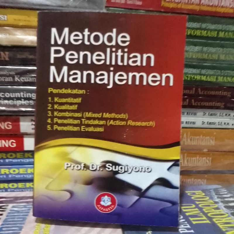 Detail Buku Metode Penelitian Manajemen Sugiyono Nomer 14