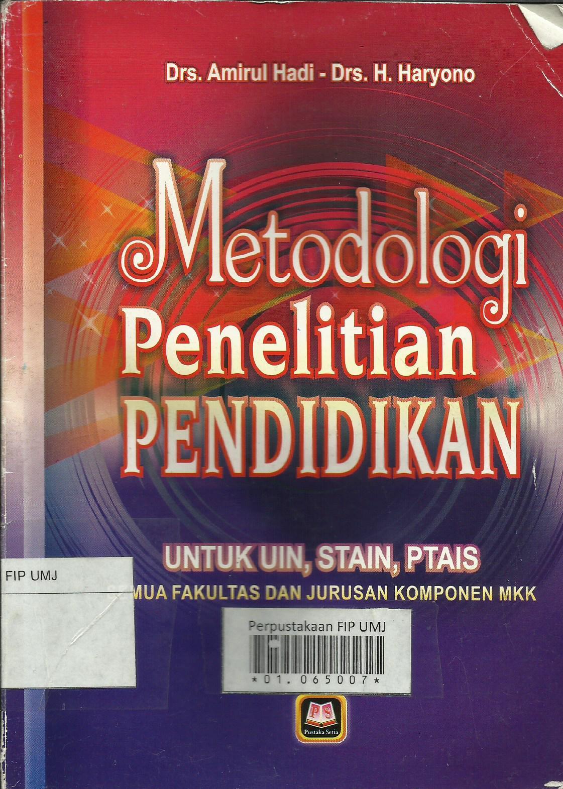 Detail Buku Metode Penelitian Pendidikan Nomer 42