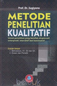 Detail Buku Metode Penelitian Sugiyono 2017 Nomer 10