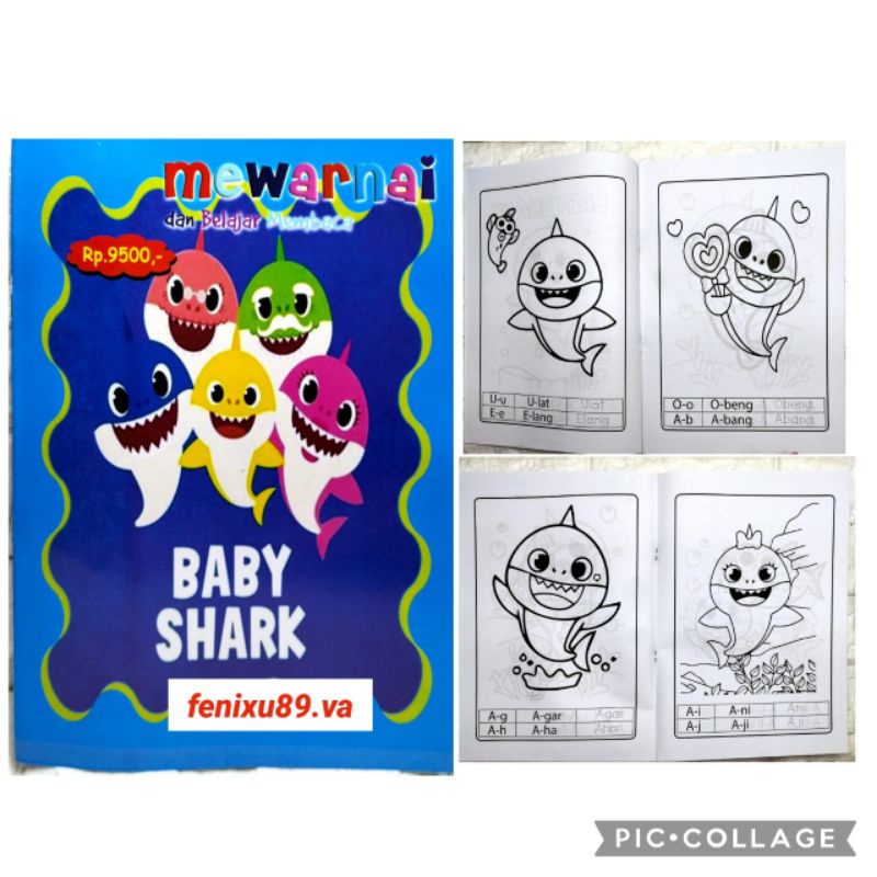 Download Buku Mewarnai Baby Shark Nomer 37