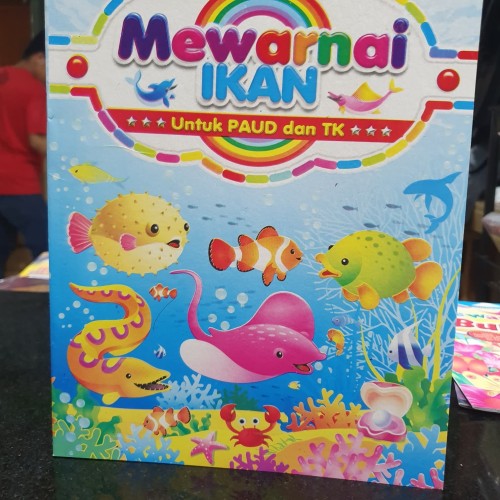 Detail Buku Mewarnai Ikan Nomer 16