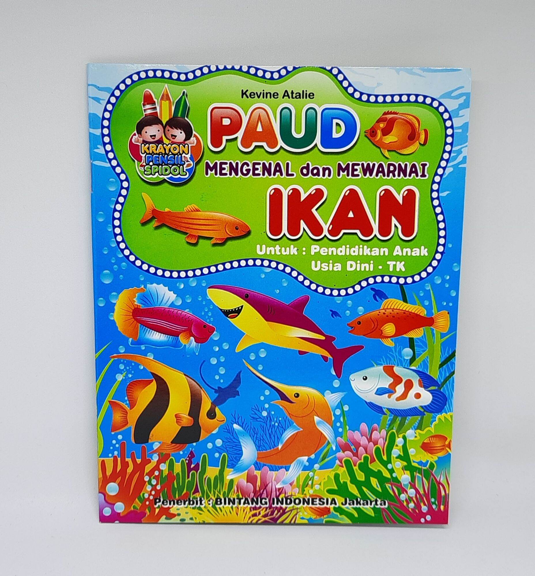 Detail Buku Mewarnai Ikan Nomer 17