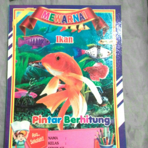 Detail Buku Mewarnai Ikan Nomer 20