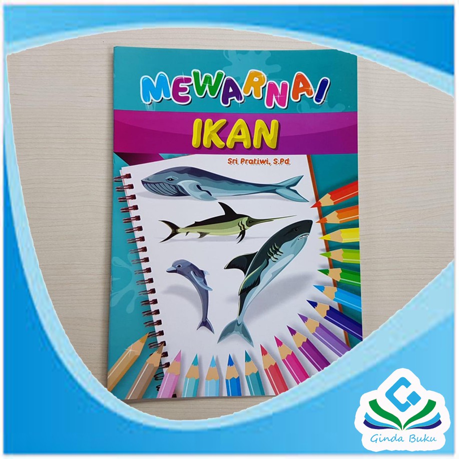 Detail Buku Mewarnai Ikan Nomer 4