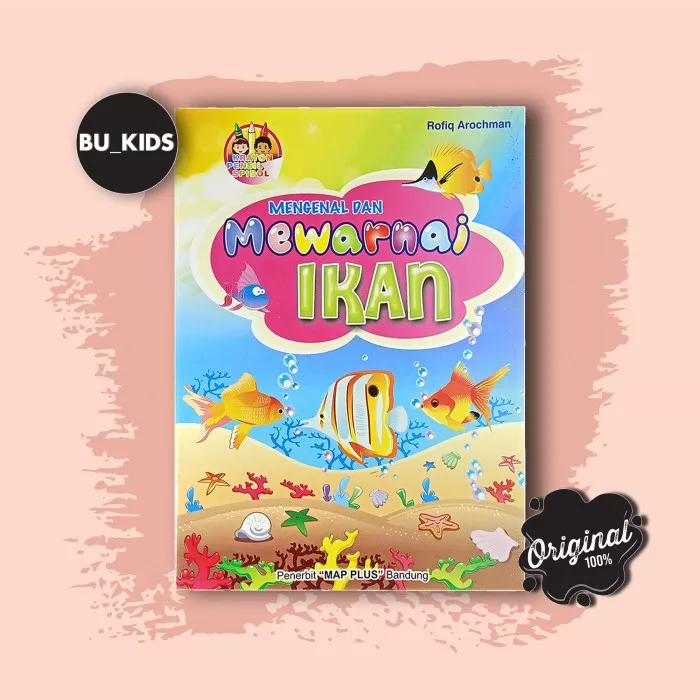 Detail Buku Mewarnai Ikan Nomer 34