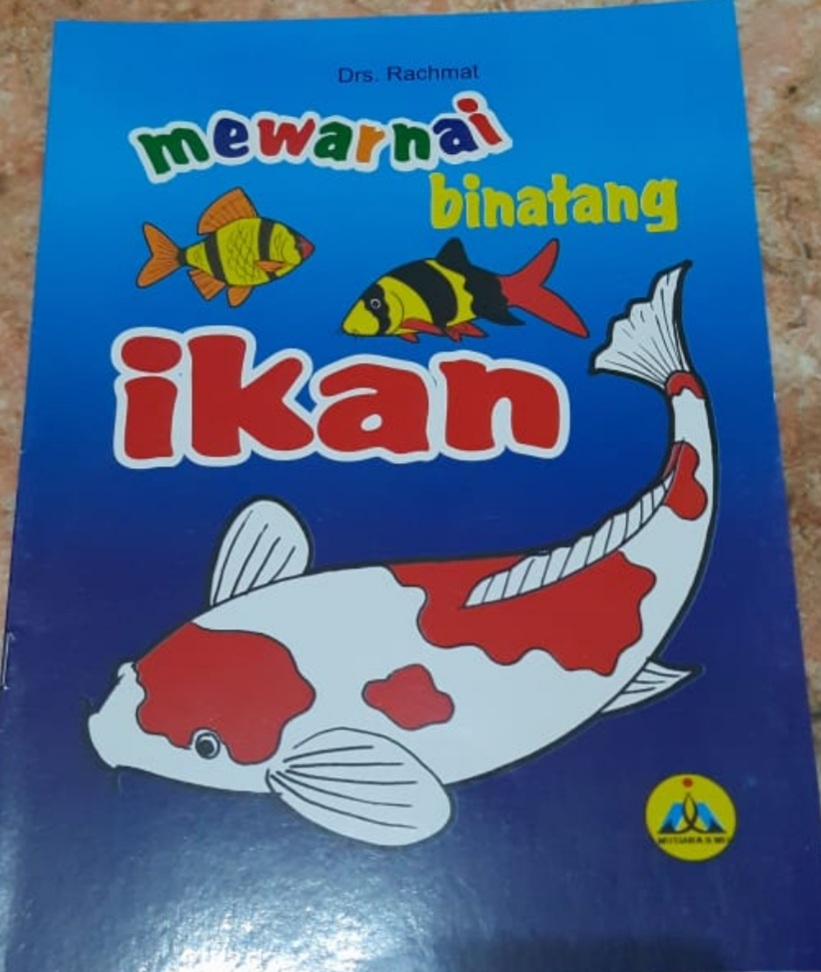 Detail Buku Mewarnai Ikan Nomer 38