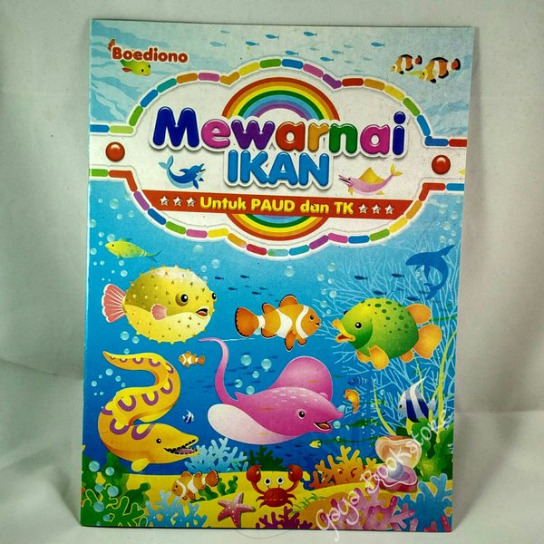 Detail Buku Mewarnai Ikan Nomer 6